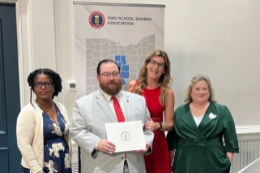 SWCSD’s Caldwell recognized by Ohio School Boards Association (OSBA)