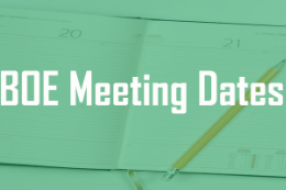 2025 Board of Education Meeting Dates Announced