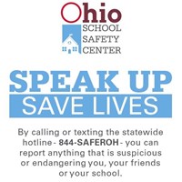 Ohio School Safety Center; Speak Up, Save Lives