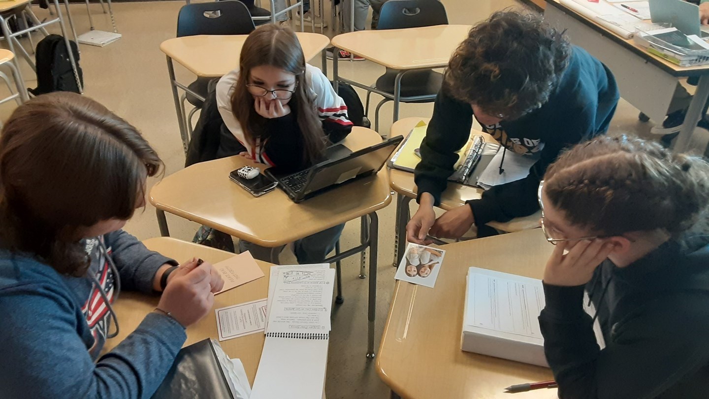 Students Working Together in Class