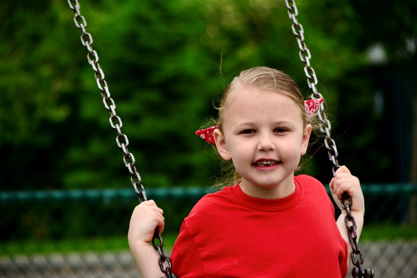 Student Swinging