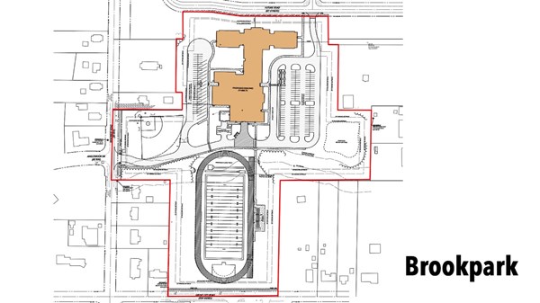 Brookpark Middle School Map